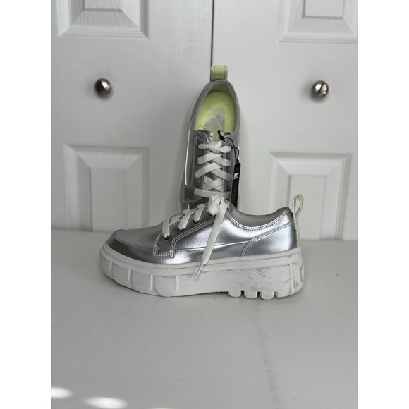 Sorel Shoes - Sorel Caribou X Waterproof Sneakers Women's Platform Metallic Silver Chunky Sz 9